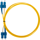 FANTON - Bifibra 2m OS2 LSZH LC-ST, colore giallo
