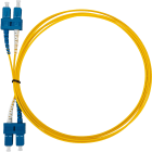 FANTON - Bifibra 5m OS2 LSZH ST-ST, colore giallo