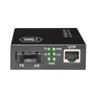 FANTON - Media converter SM POE 10/100 30W SC 10km