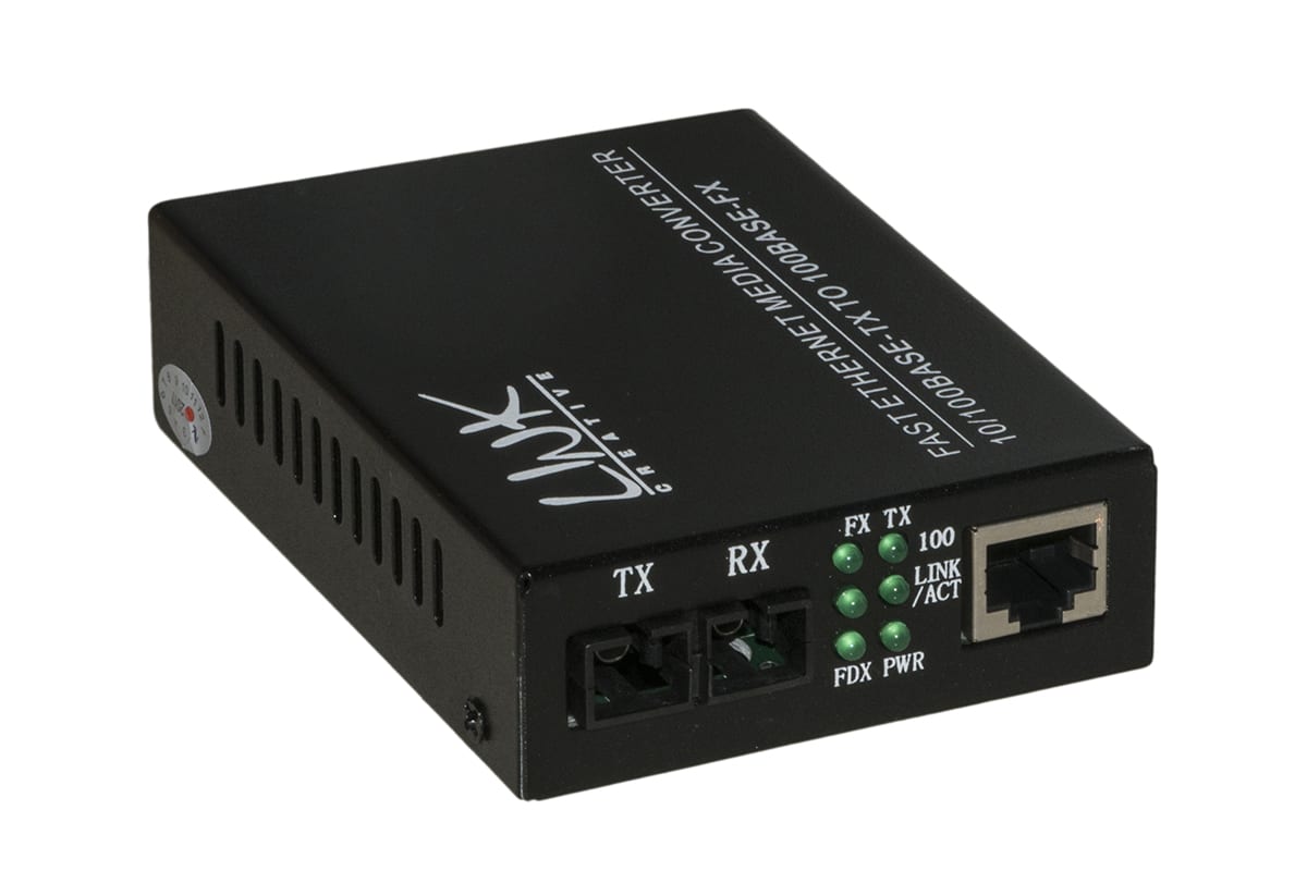 FANTON - Media converter SM 10/100 conn.SC 20km