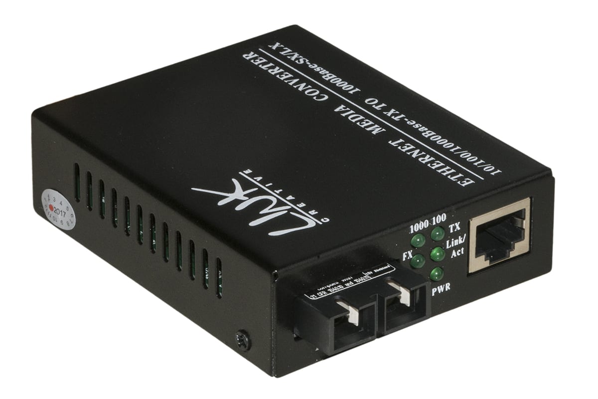 FANTON - Media converter MM 10/100/1000 conn.SC 500m