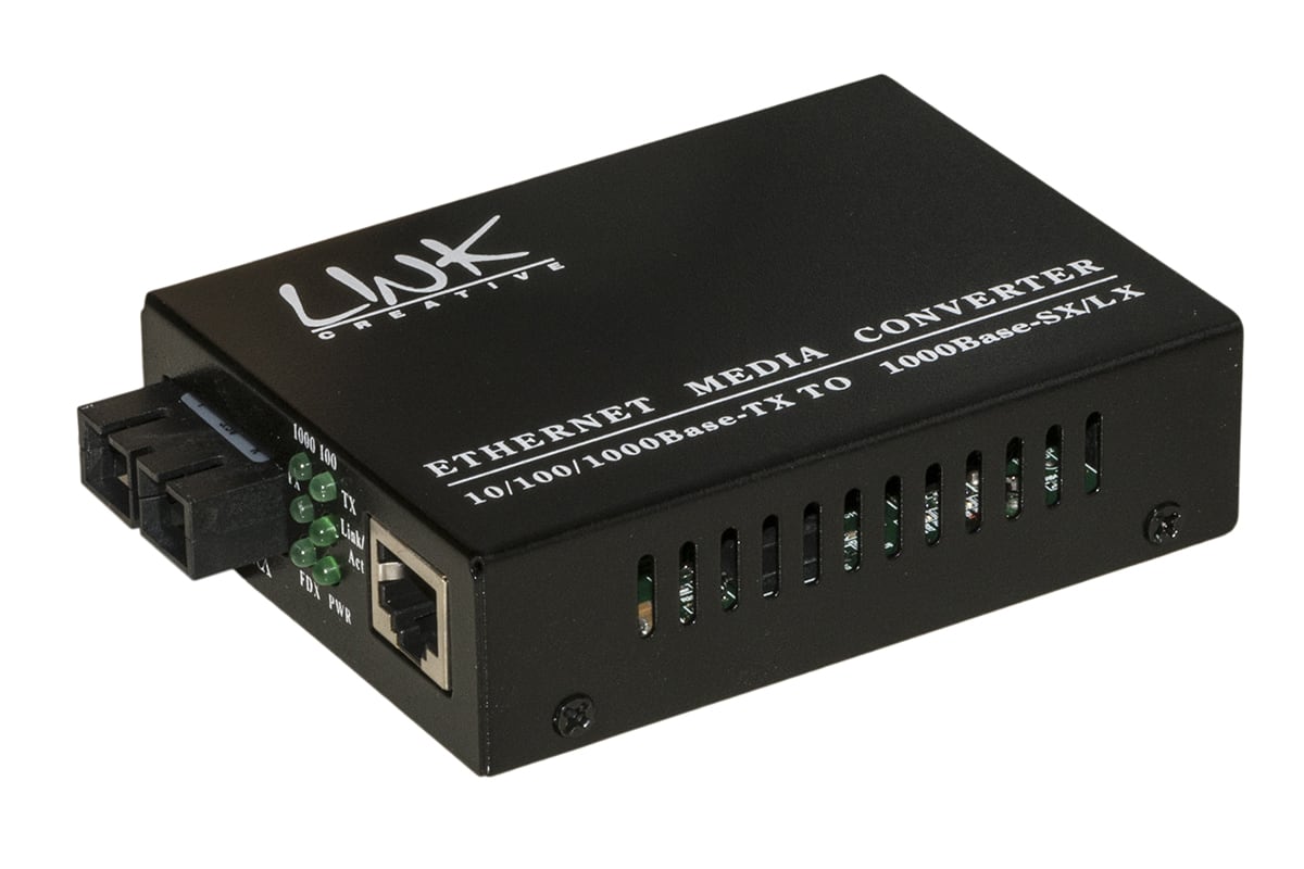 FANTON - Media converter SM 10/100/1000 conn.SC