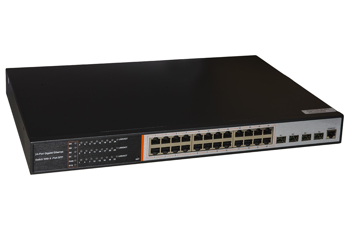 FANTON - Switch 24 porte Gigabit 10/100/1000 + 4 porte SFP L3