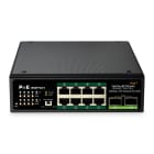FANTON - Switch industriale 8 porte Gigabit PoE + 2 porte SFP