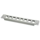 FANTON - Pannello 10" 1U 12 porte prof.12mm, colore grigio