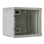 FANTON - Quadro CLOUD, ispezionabile lateralmente, 540x485x450mm 9U, porta a vetro, colore grigio