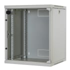 FANTON - Quadro CLOUD, ispezionabile lateralmente, 540x620x450mm 12U, porta a vetro, colore grigio