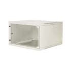FANTON - Quadro CLOUD, ispezionabile lateralmente, 540x350x600mm 6U, porta a vetro, colore grigio