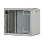 FANTON - Quadro CLOUD, ispezionabile lateralmente, 540x490x600mm 9U, porta a vetro, colore grigio