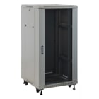 FANTON - Armadio STANDARD 600x1166x600mm 22U, porta a vetro, colore grigio