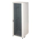 FANTON - Armadio STANDARD 600x1770x600mm 37U, porta a vetro, colore grigio