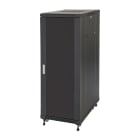 FANTON - Armadio STANDARD 600x1770x600mm 37U, porta a vetro, colore nero