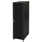 FANTON - Armadio STANDARD 600x2055x600mm 42U, porta a vetro, colore nero