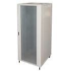 FANTON - Armadio STANDARD 800x2055x800mm 42U, porta a vetro, colore grigio