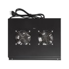 FANTON - Modulo 2 ventole per armadio 600mm, colore nero