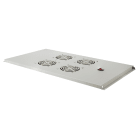 FANTON - Modulo 4 ventole con termostato per armadio 800/1000mm, colore grigio