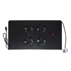FANTON - Modulo 4 ventole con termostato per armadio 800/1000mm, colore nero