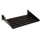FANTON - Ripiano fisso 19" 2U p.250, colore nero
