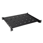 FANTON - Ripiano fisso 19" 1U p.350, colore nero