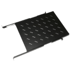 FANTON - Ripiano estraibile 19" 1U p.350, colore nero