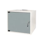 FANTON - Quadro SMONTATO 540x460x400mm 9U, porta a vetro, colore grigio