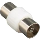 FANTON - Adattatore TV presa/presa 9,5mm, colore bianco