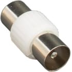 FANTON - Adattatore TV spina/spina 9,5mm, colore bianco 32122