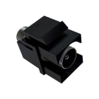 FANTON - Presa TV maschio 9,5mm KEYSTONE, colore nero 32195