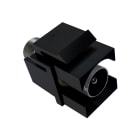 FANTON - Presa TV maschio 9,5mm KEYSTONE, colore nero