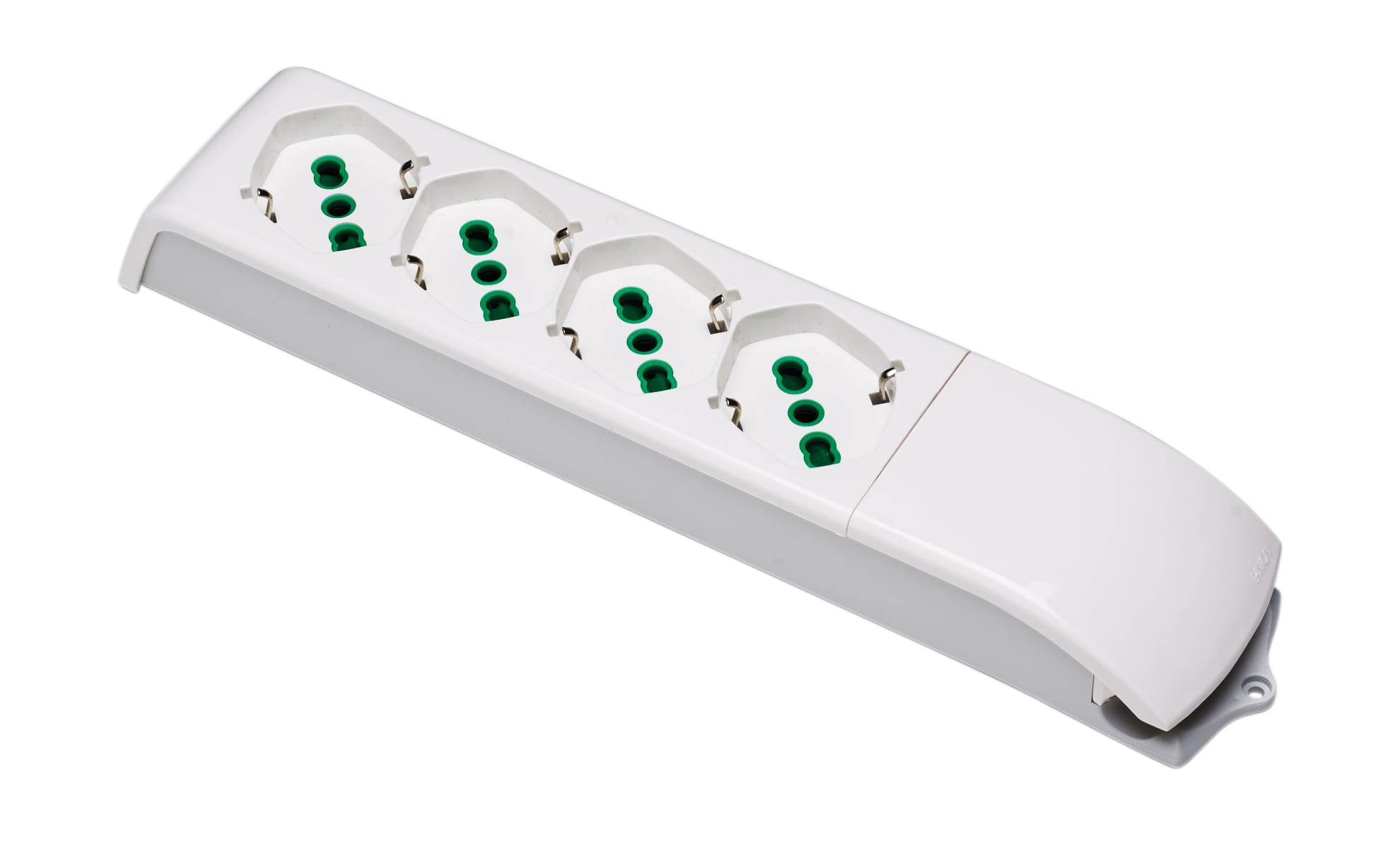 FANTON - Multipresa FIDO senza cavo, 4 prese P40, colore bianco