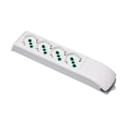 FANTON - Multipresa FIDO senza cavo, 4 prese P40, colore bianco 410130
