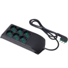 FANTON - Multipresa FIDO 1,5m 3G1 spina S17, 3+3 prese P40, colore nero