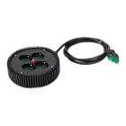 FANTON - Multipresa rotonda 2m 3G1,5 spina S17, 4 prese P40, con disgiuntore, colore nero 42040