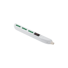 FANTON - Multipresa SLIM senza cavo, 3 prese P17/11, con interruttore di sovraccarico, colore bianco