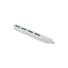 FANTON - Multipresa SLIM senza cavo, 4 prese P17/11, colore bianco