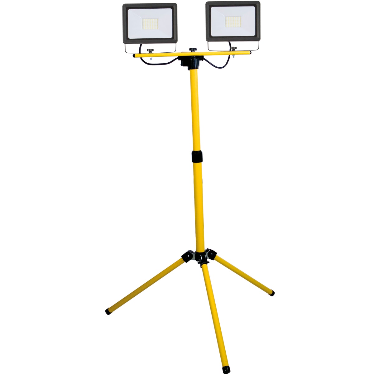 FANTON - Proiettore LED 2x50W, con treppiede, spina S31, IP44, colore giallo 62682