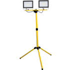 FANTON - Proiettore LED 2x50W, con treppiede, spina S31, IP44, colore giallo