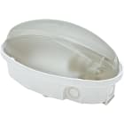 FANTON - Plafoniera MIDI ovale LED 3000K 12W IP65, colore bianco