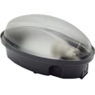 FANTON - Plafoniera MIDI ovale 60W E27 IP65, colore nero