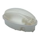 FANTON - Plafoniera MIDI ovale 60W E27 IP65, colore grigio