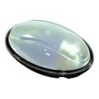 FANTON - Plafoniera MAXI ovale 100W E27 IP65, colore nero