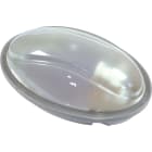 FANTON - Plafoniera MAXI ovale 100W E27 IP65, colore grigio