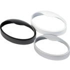 FANTON - Cover per plafoniera ovale 100W, colore bianco