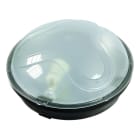 FANTON - Plafoniera MAXI tonda 100W E27 IP65, colore nero