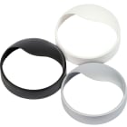 FANTON - Cover per plafoniera tonda 100W, colore argento metallizzato