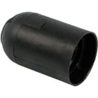 FANTON - Portalampada E27 liscia, colore nero