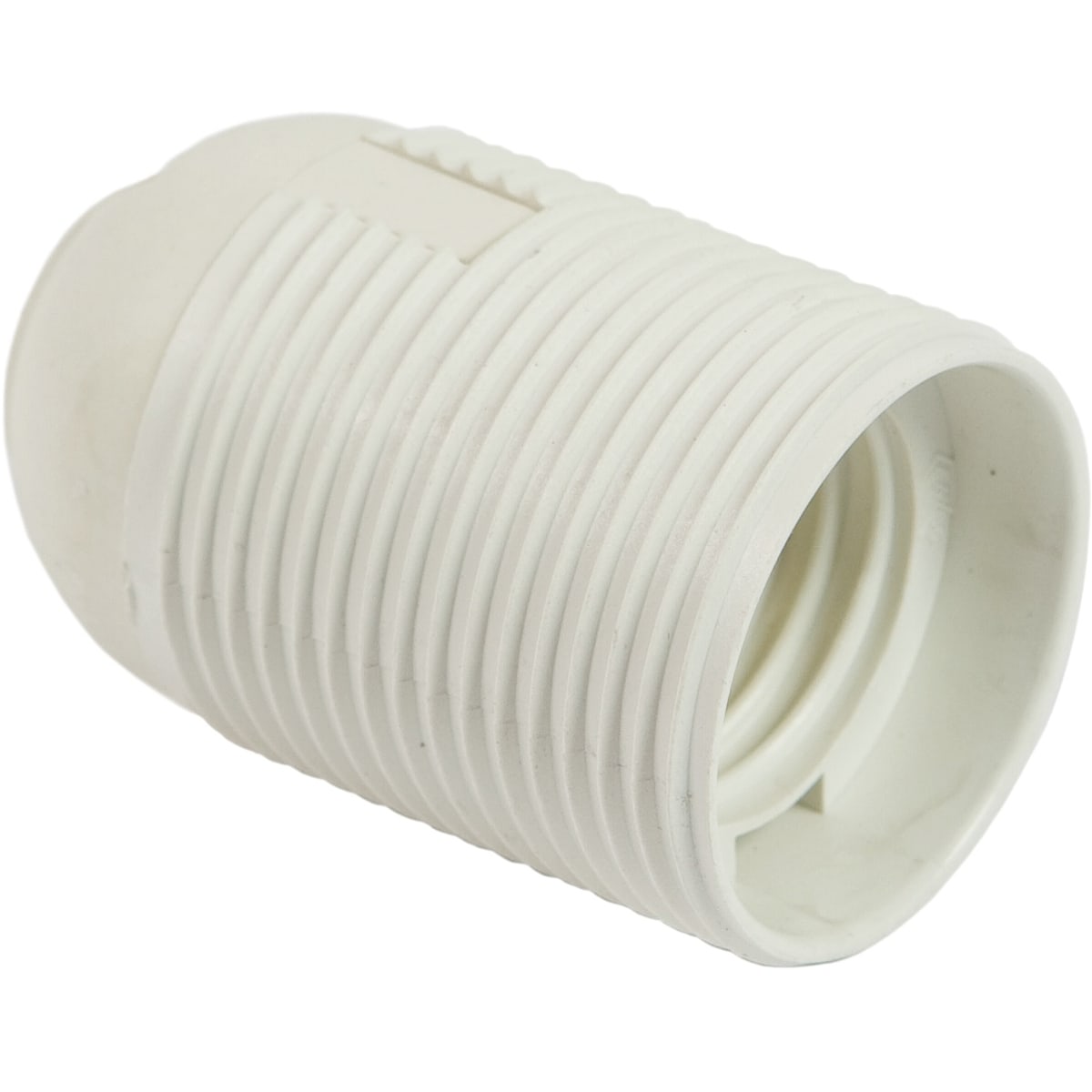 FANTON - Portalampada E27 filettata, colore bianco 62810