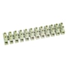 FANTON - Morsettiera 12 poli per cavi max 25mm, colore bianco