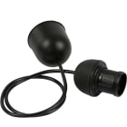 FANTON - Pendel portalampada E27 con cavo 0,8m, colore nero