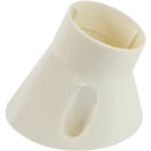 FANTON - Punto luce da parete inclinato+E27, colore bianco 62983